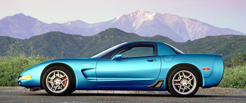 2002 Chevrolet Corvette in Electron Blue