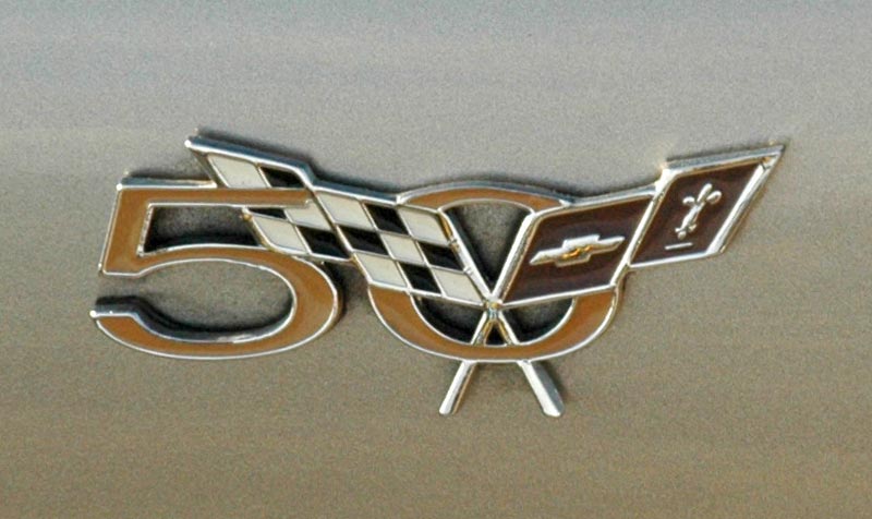 2003 Chevrolet Corvette Anniversary Fender Emblem