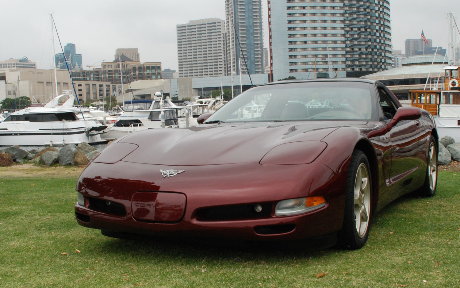 2002 Corvette Coupe in Magnetic Red Metallic