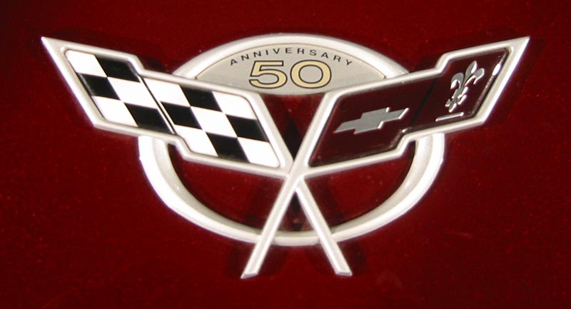 2003 Chevrolet Corvette Anniversary Nose Emblem