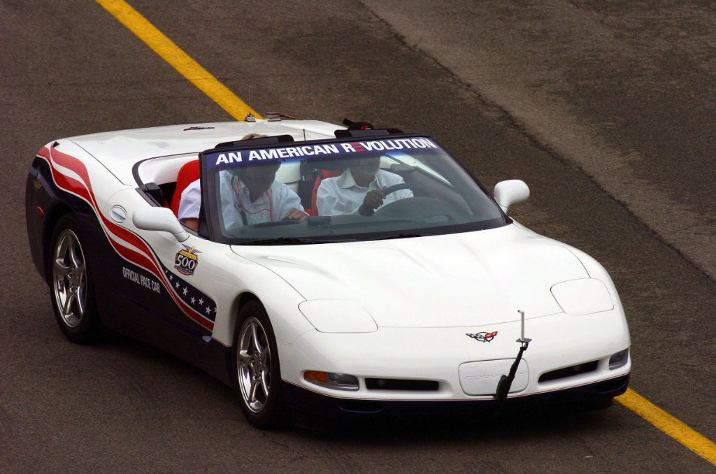2004 Corvette Indy 500 Pace Car Morgan Freeman Driving