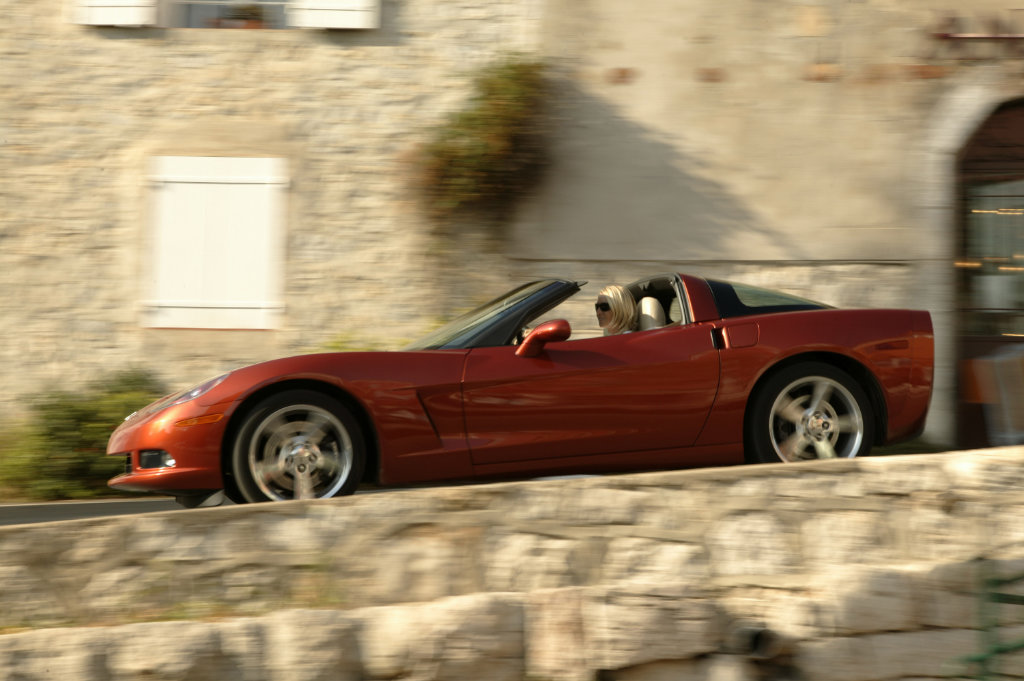 2005 Corvette C6 Coupe in Monterey Red