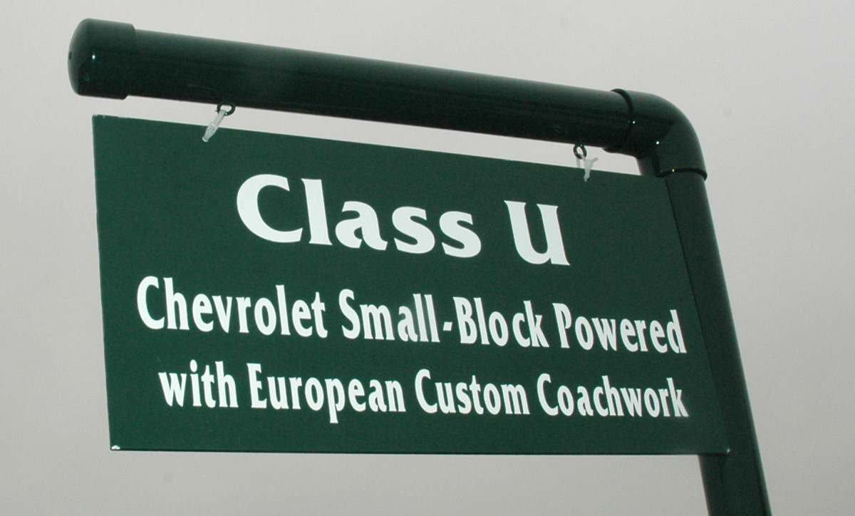 2005 Pebble Beach Class Sign