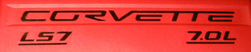 2006 Chevrolet Corvette Z06 LS7 Engine Cover
