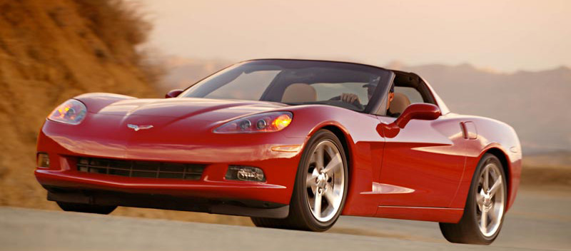 2007 Chevrolet Corvette Coupe in Victory Red