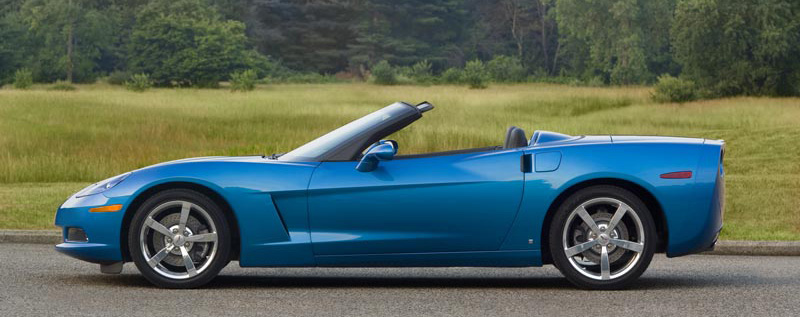 2008 Corvette in Jetstream Blue