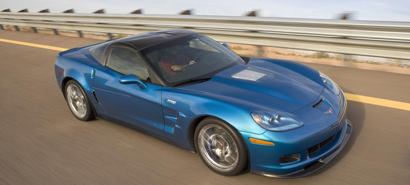 2009 Chevrolet Corvette ZR1 in Jetstream Blue Metallic