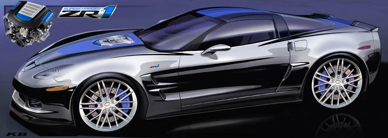 2009 Chevrolet Corvette Design Sketch