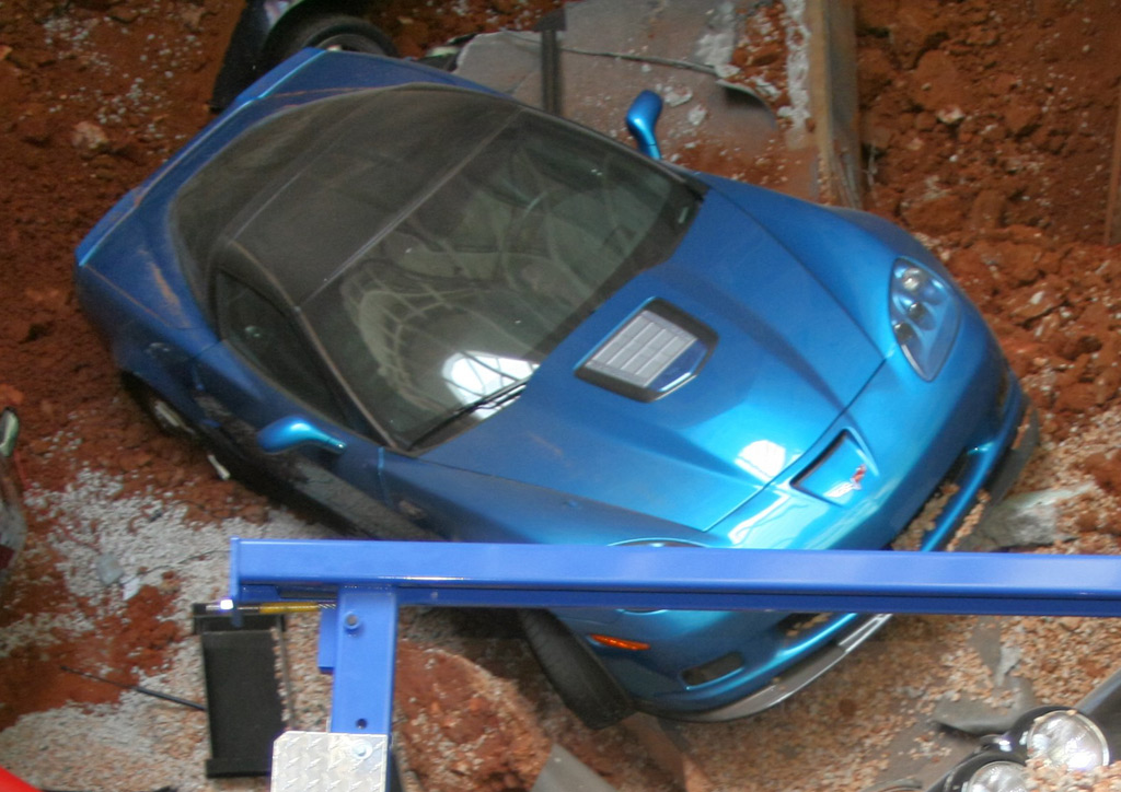 2009 Chevrolet Corvette ZR1 Sinkhole Victim