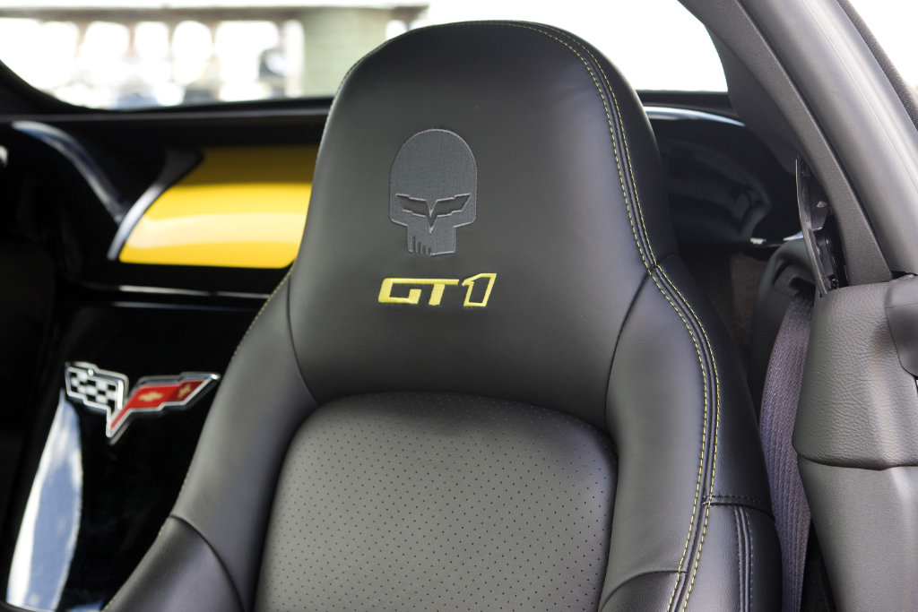 GT1 Championship Edition Corvette Interior Seat Jake Embroidery