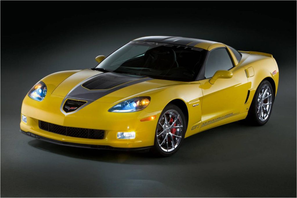 GT1 Championship Edition Corvette in Velocity Yellow