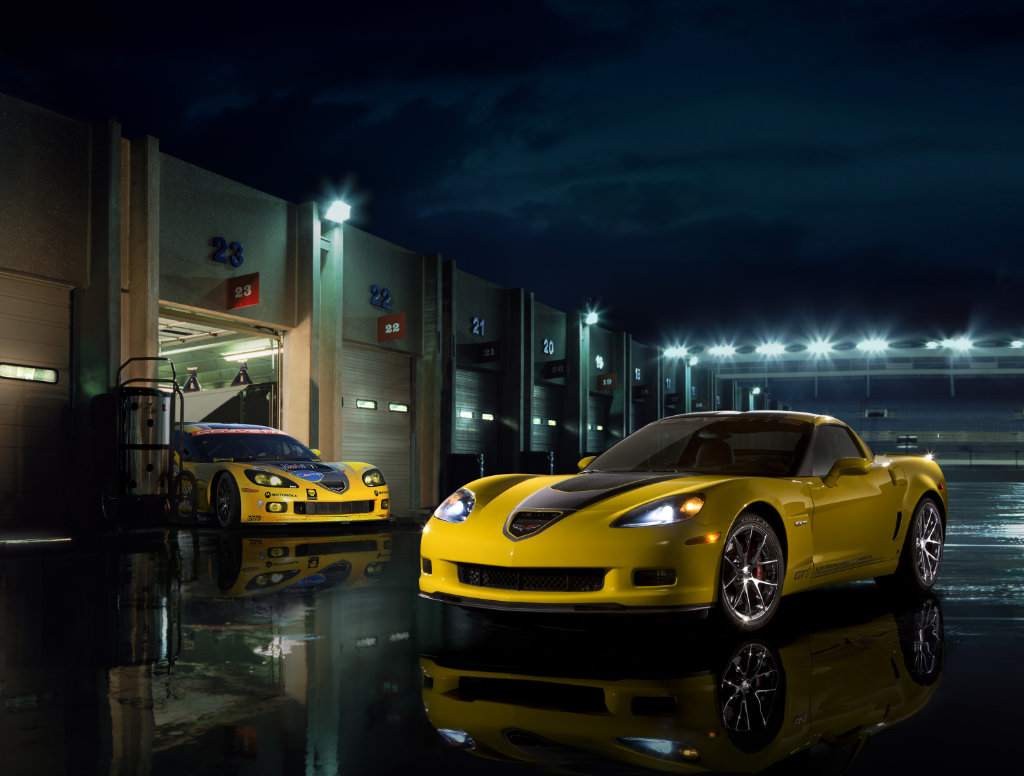 GT1 Championship Edition Corvette in Velocity Yellow