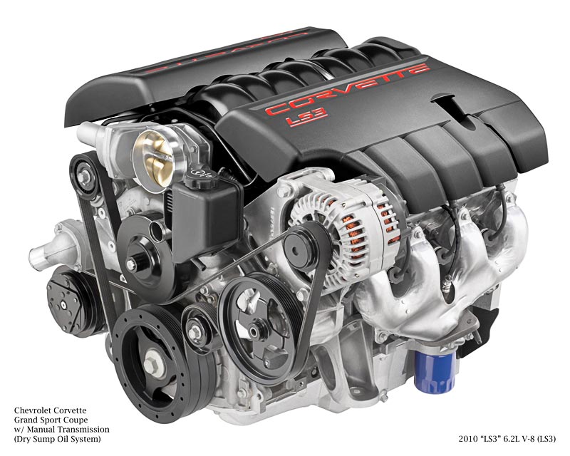 2010 Chevrolet Corvette LS3 Engine