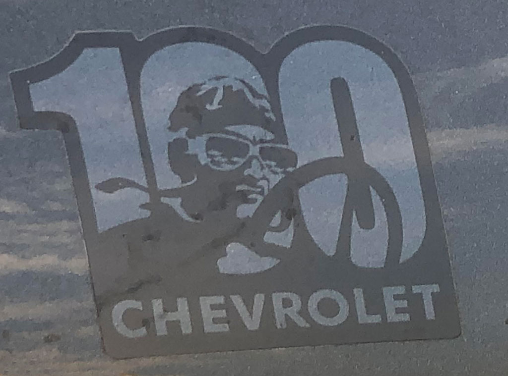 2012 Corvette Special 100th Anniversary Edition Decal