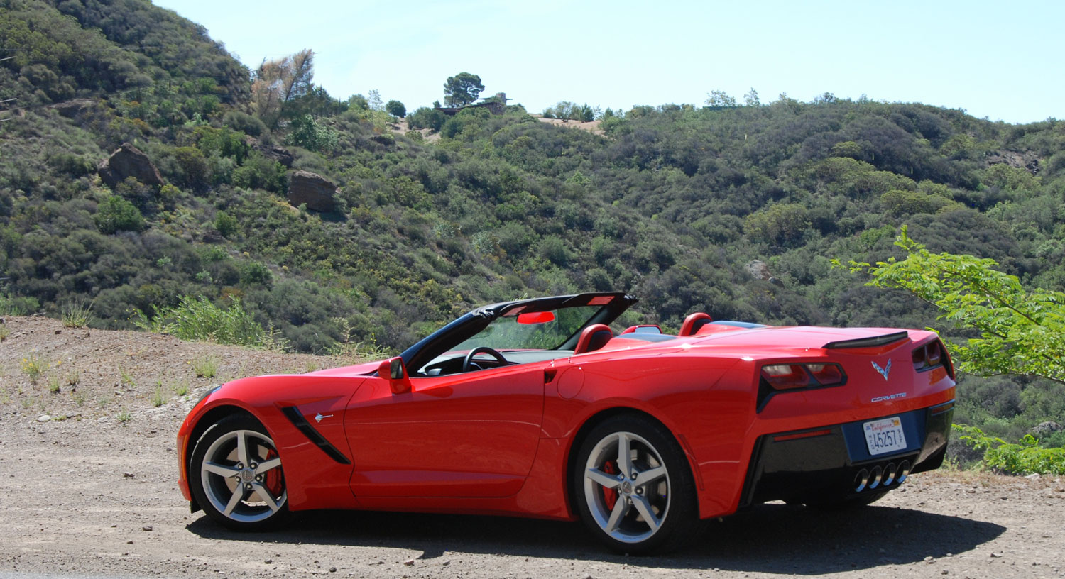 2015 Corvette in Torch Red