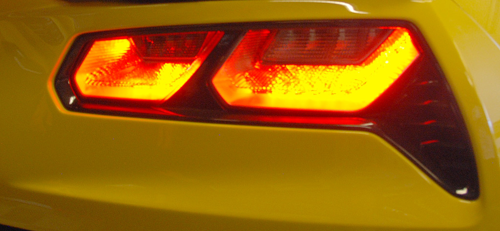 2015 Corvette Z06 Taillights Illuminated