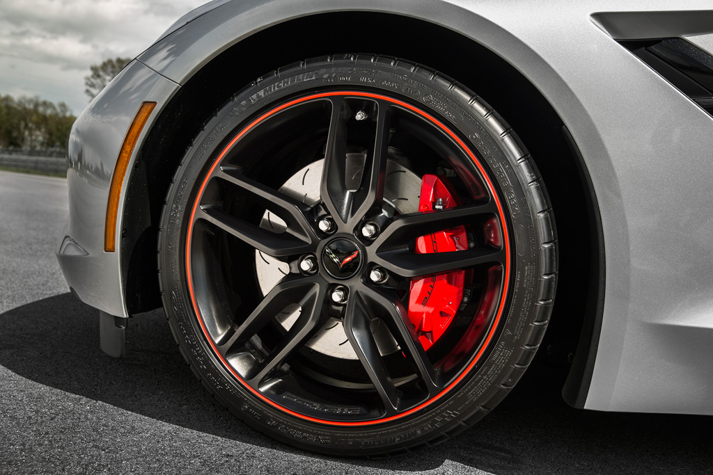 2016 Chevrolet Corvette Jet Black Suede Design Package Wheel