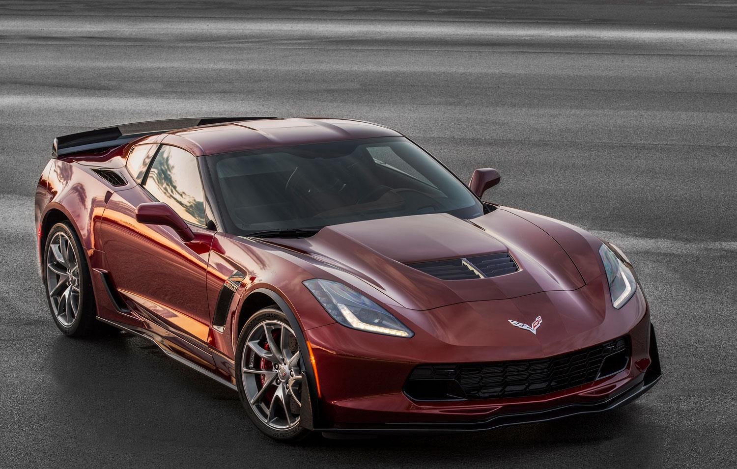 2016 Corvette in Long Beach Red