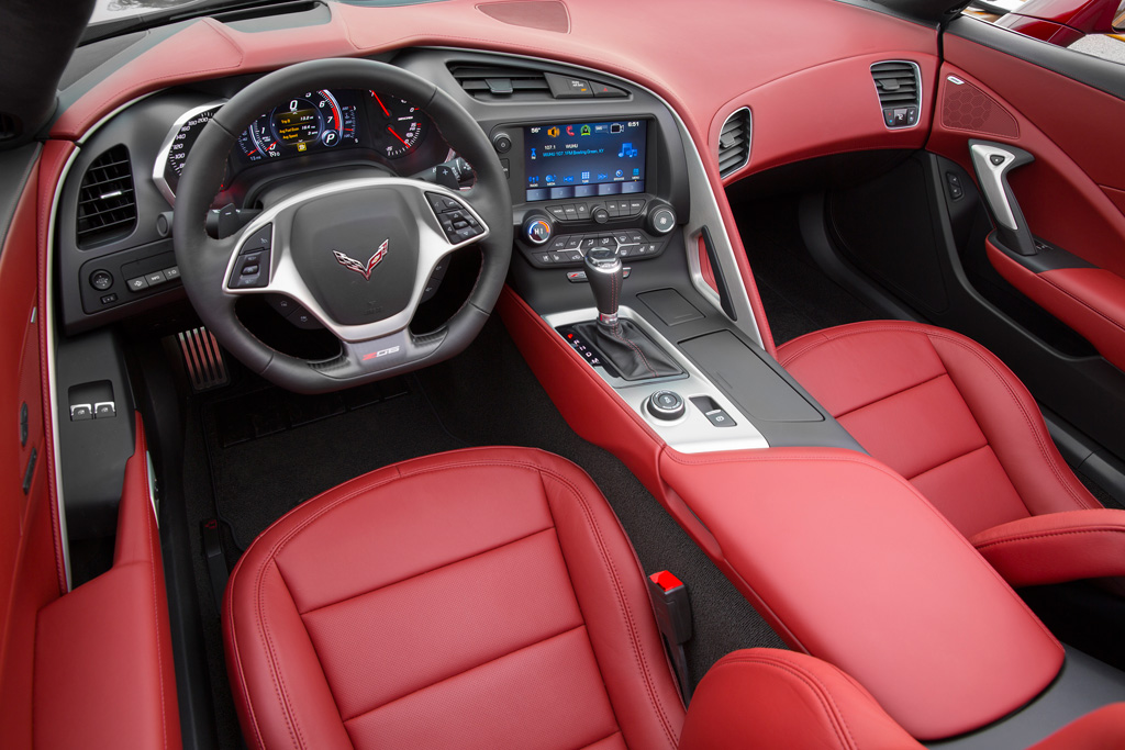 2016 Chevrolet Corvette Spice Red Design Package Interior