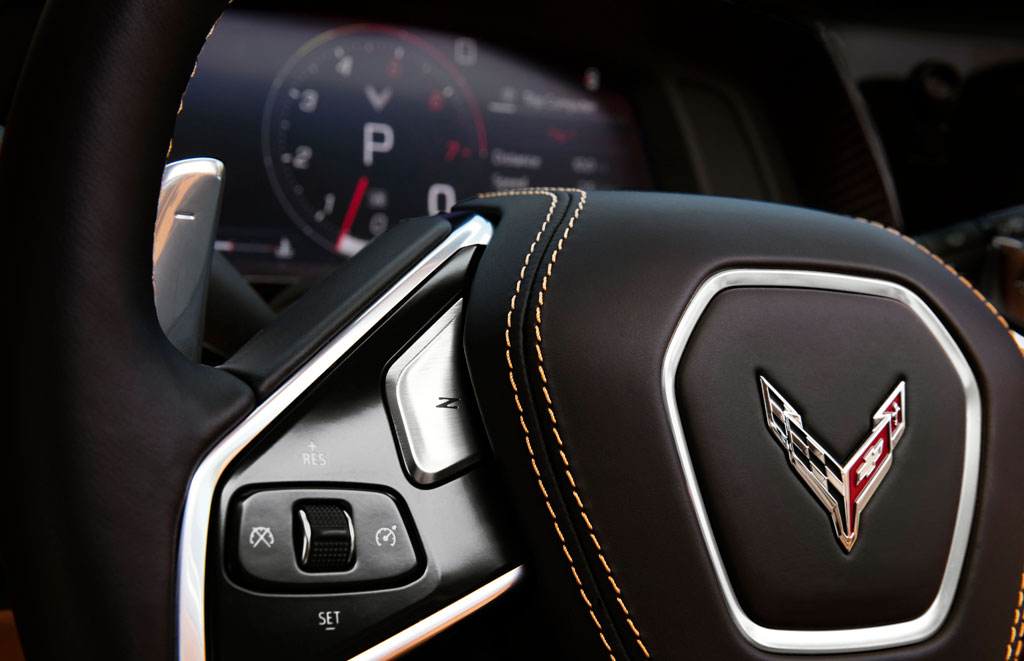 2020 Chevrolet Corvette C8 Interior Steering Wheel Stingray