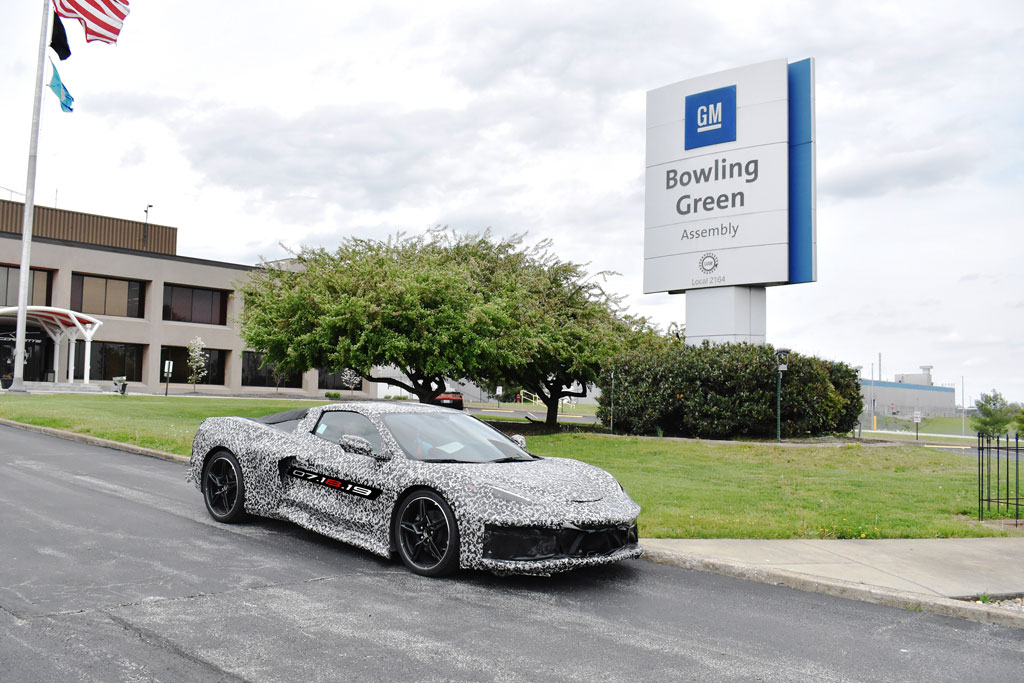 2020 Corvette C8 Camouflage ZERV at the Bowling Green KY Assembly Plant