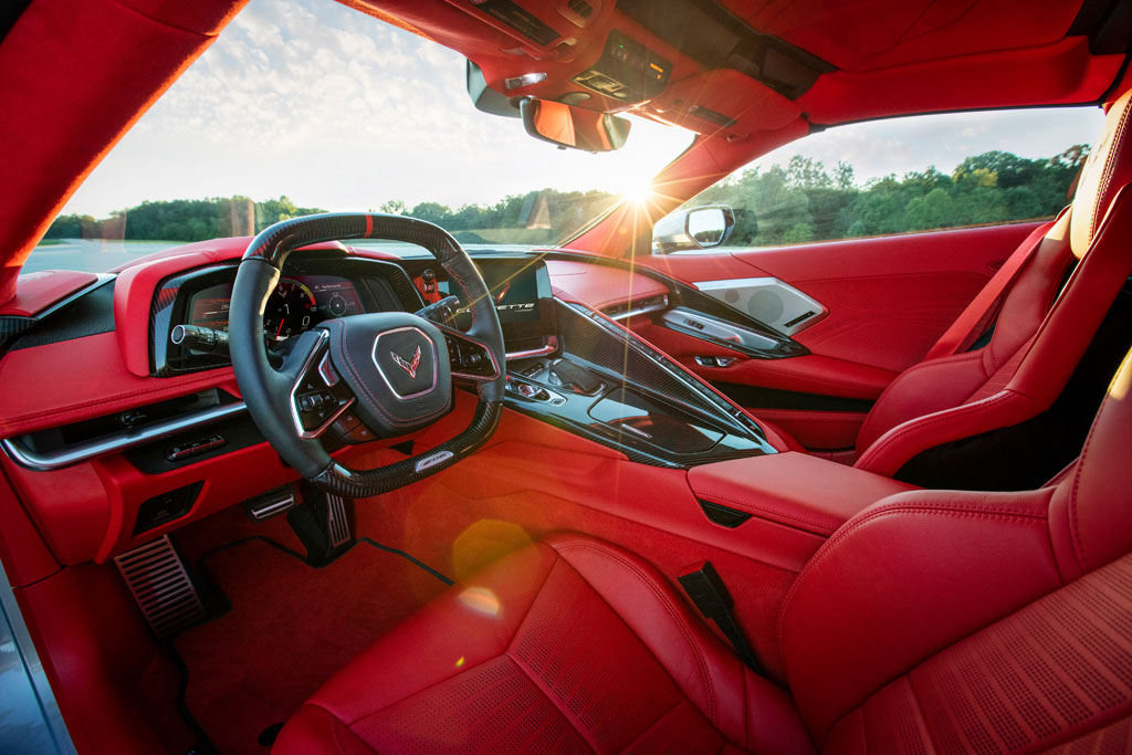 2023 Chevrolet Corvette Z06 Interior Adrenaline Red