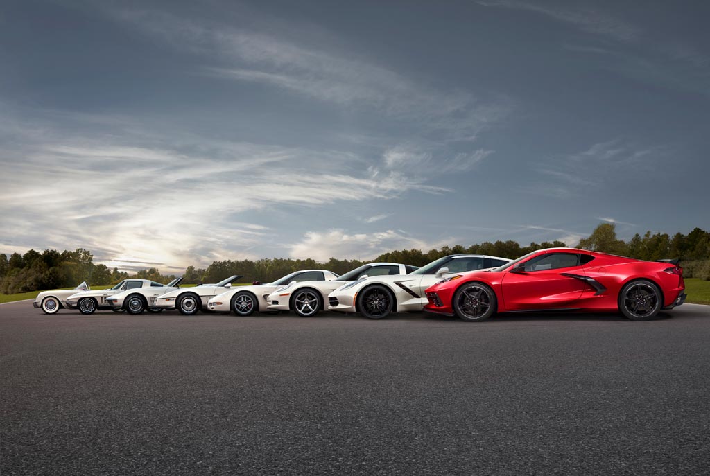Eight Generations of Corvette