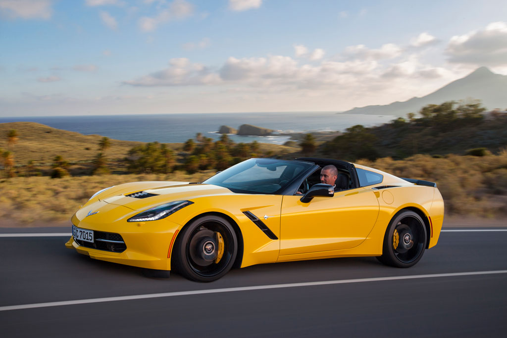 Chevrolet Corvette C7 Stingray Coupe in Velocity Yellow