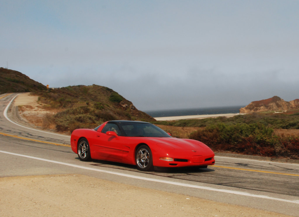 Corvette C5 Coupe on Pacific Coast Highway
