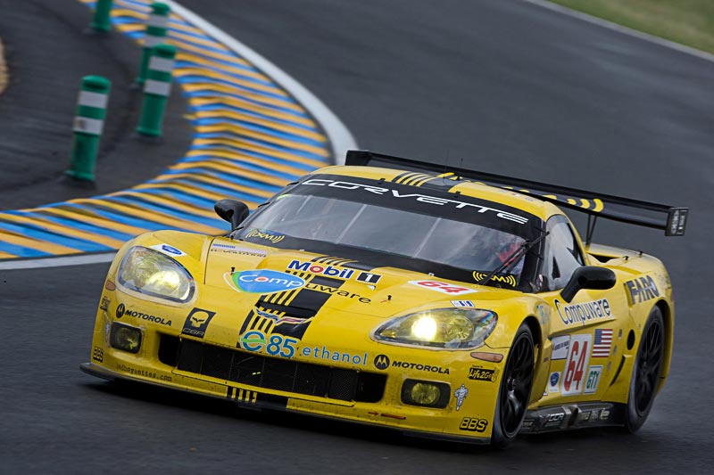 2008 Corvette Le Mans Finish