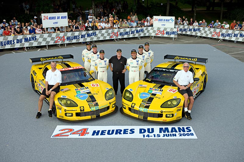 2008 Corvette Le Mans Finish