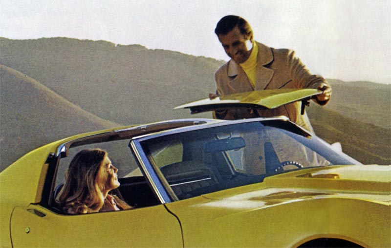 1968 Chevrolet Corvette T-Top Brochure Illustration