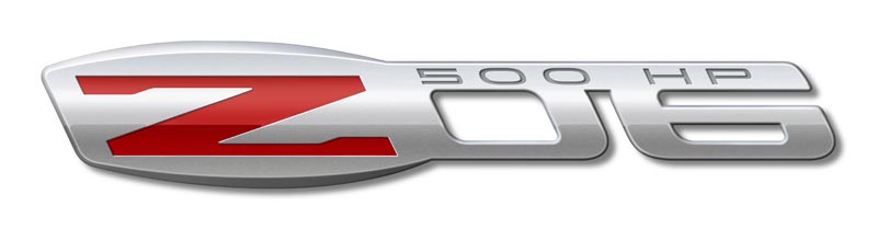 2006 Chevrolet Corvette Z06 500 HP Emblem