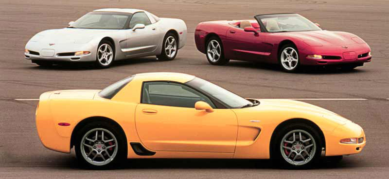 2001 Chevrolet Corvette Z06, Coupe and Convertible