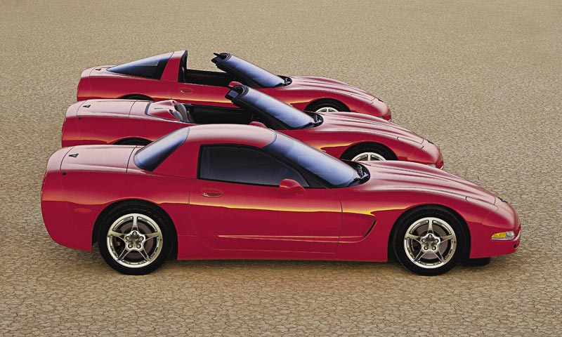 2000 Chevrolet Corvette Hardtop, Convertible and Coupe