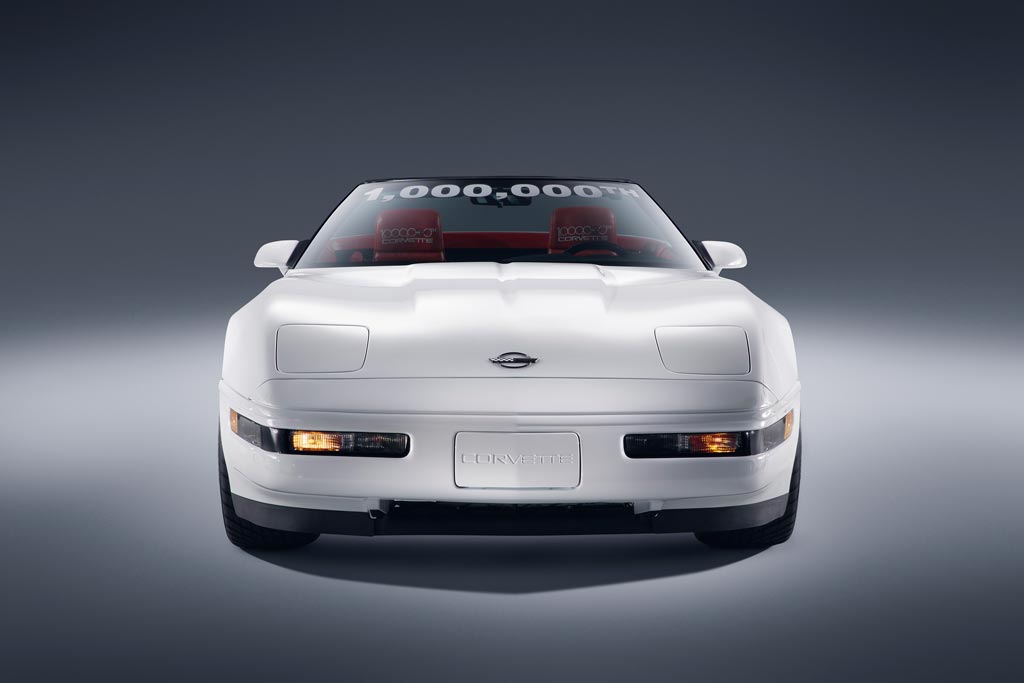 1992 1,000,000th Chevrolet Corvette Convertible in White - Restored