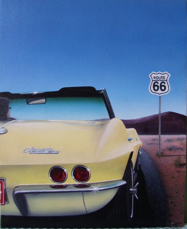 1965 Chevrolet Corvette painting